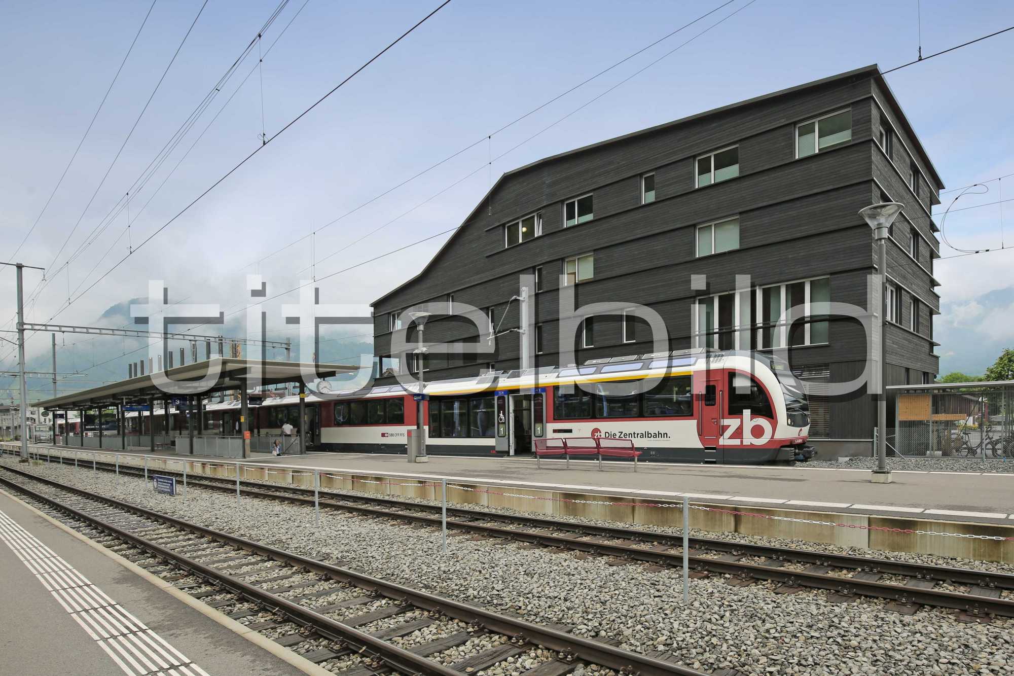 Projektbild-Nr. 4: Überbauung Bahnhofareal