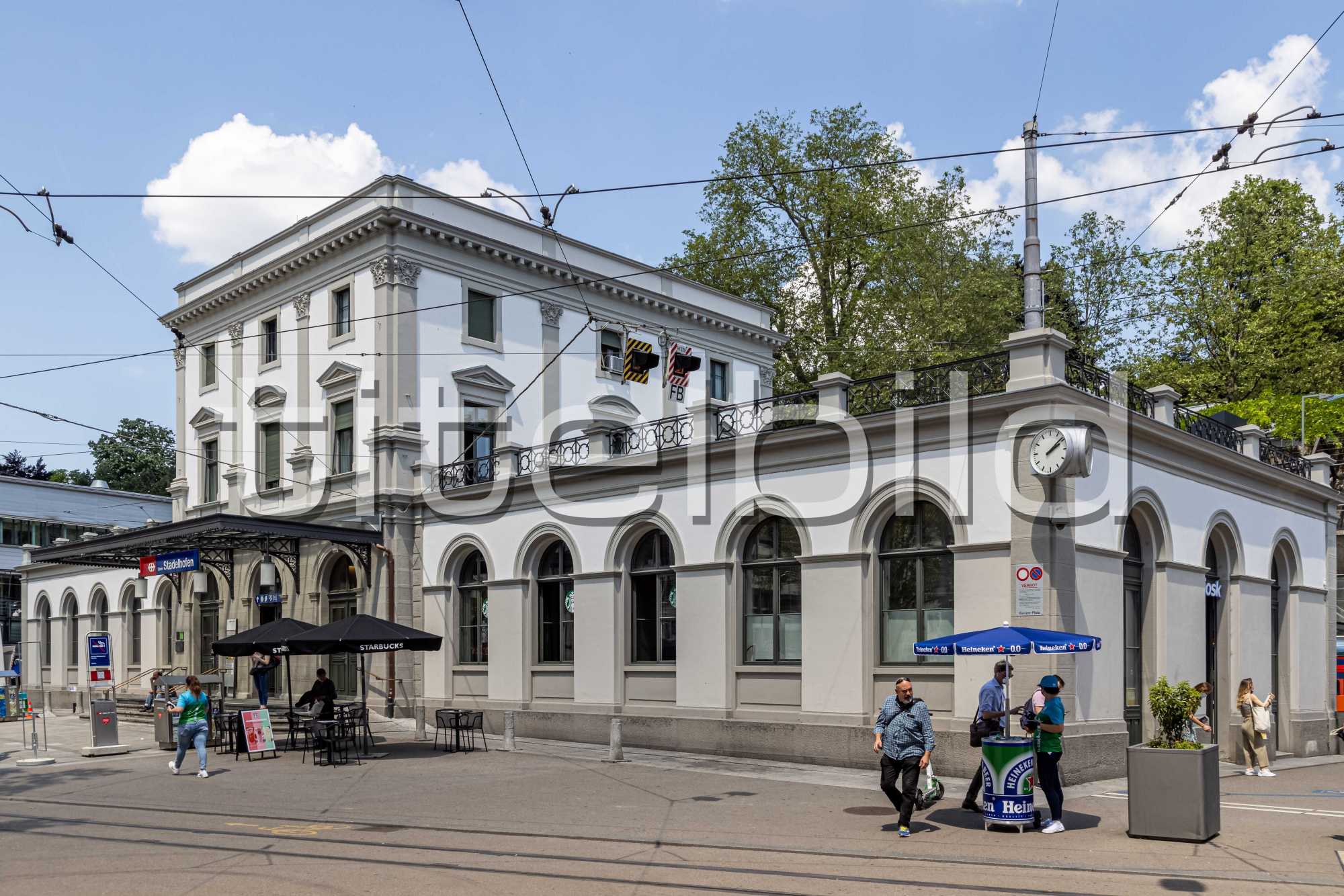 Projektbild-Nr. 1: Ausbau Bahnhof Stadelhofen