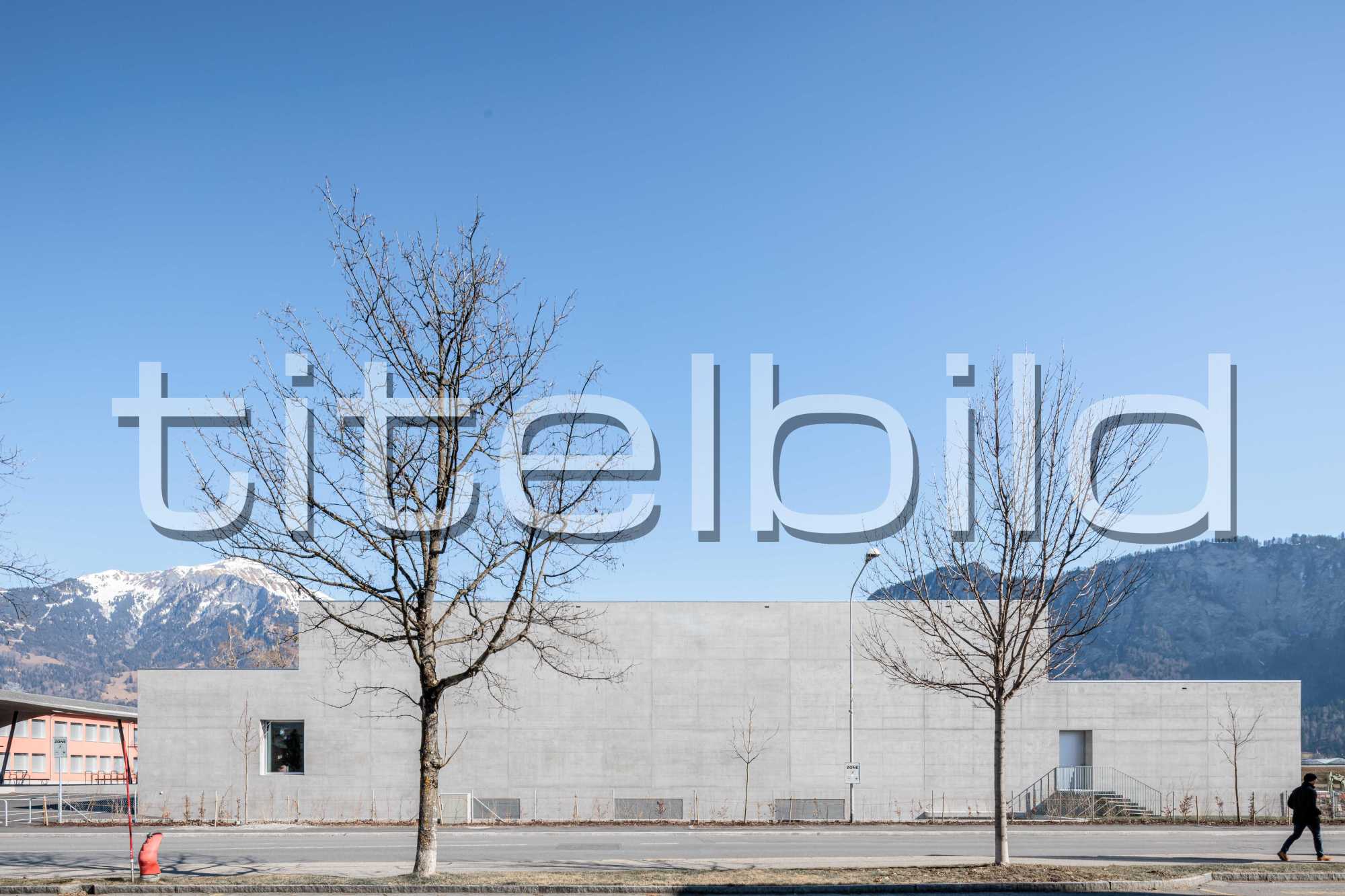 Projektbild-Nr. 1: Neubau Sporthalle Ried Landquart
