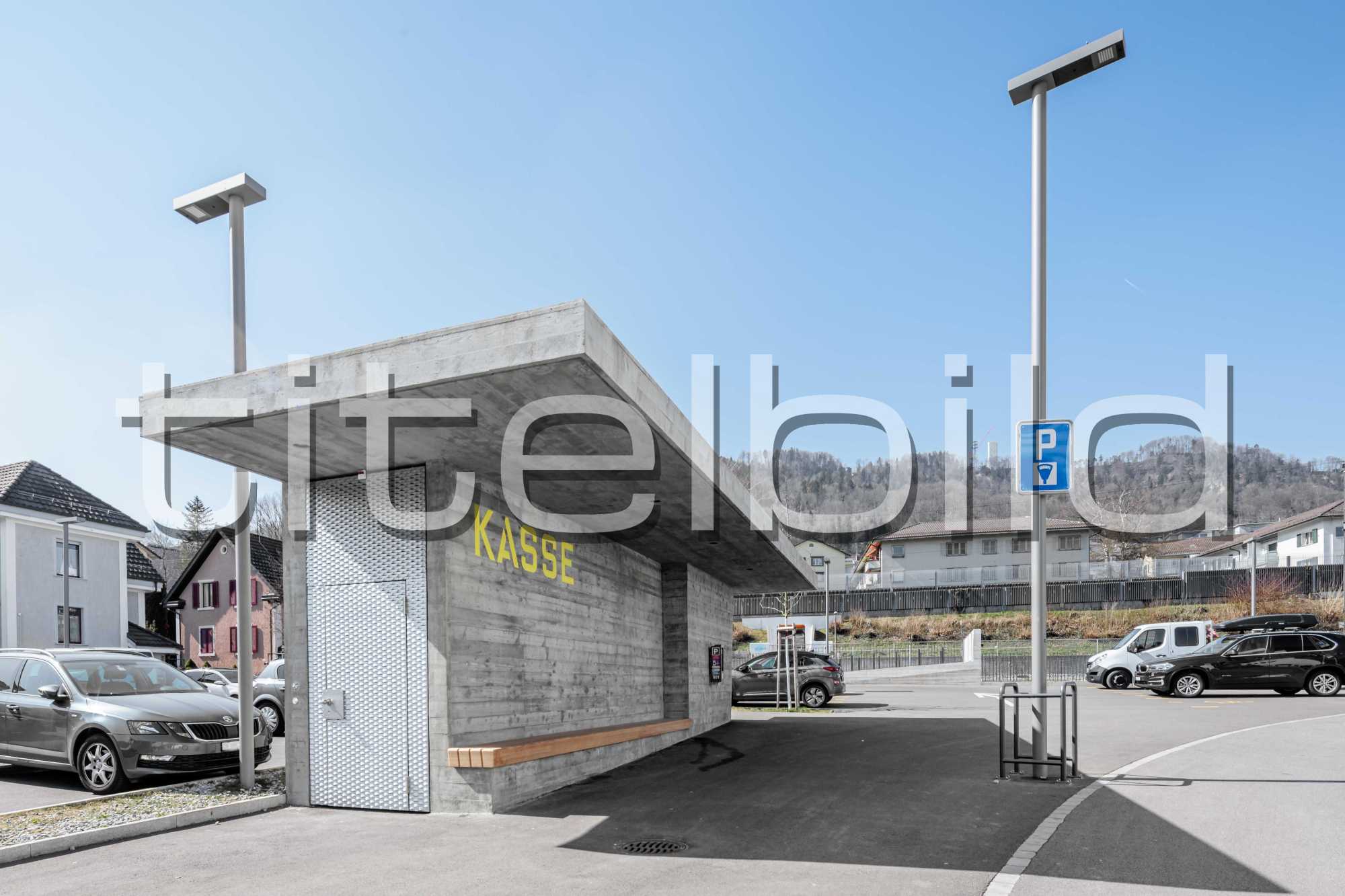 Projektbild-Nr. 1: Neubau Bushof u. Parking Florastrasse