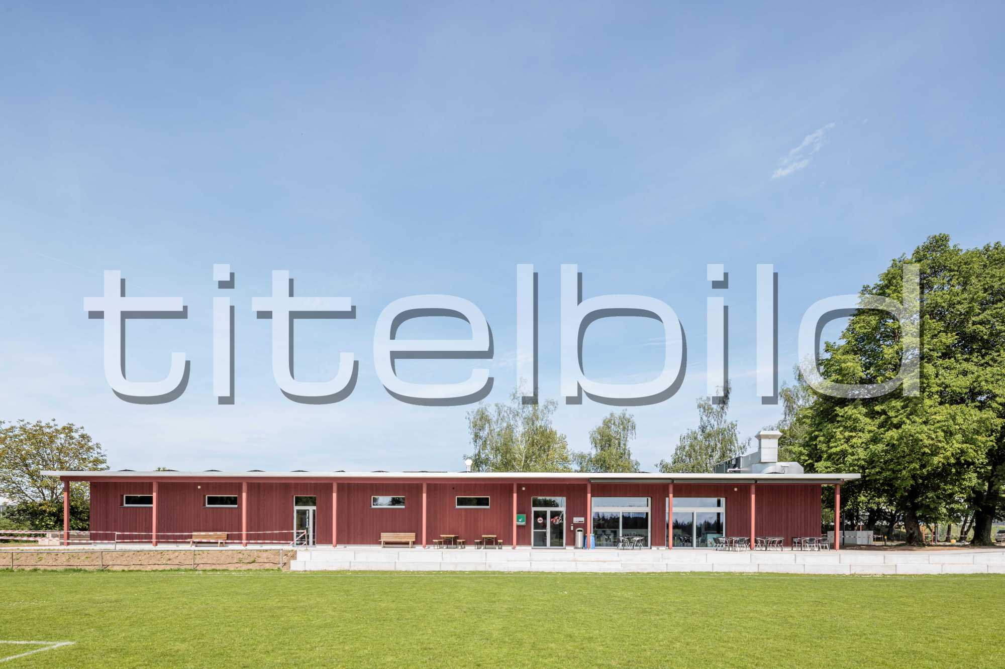 Projektbild-Nr. 3: Neubau Garderobengebäude Sportplatz Barzloo
