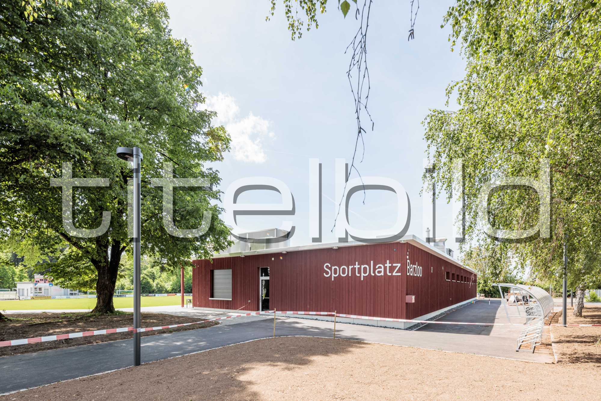 Projektbild-Nr. 5: Neubau Garderobengebäude Sportplatz Barzloo