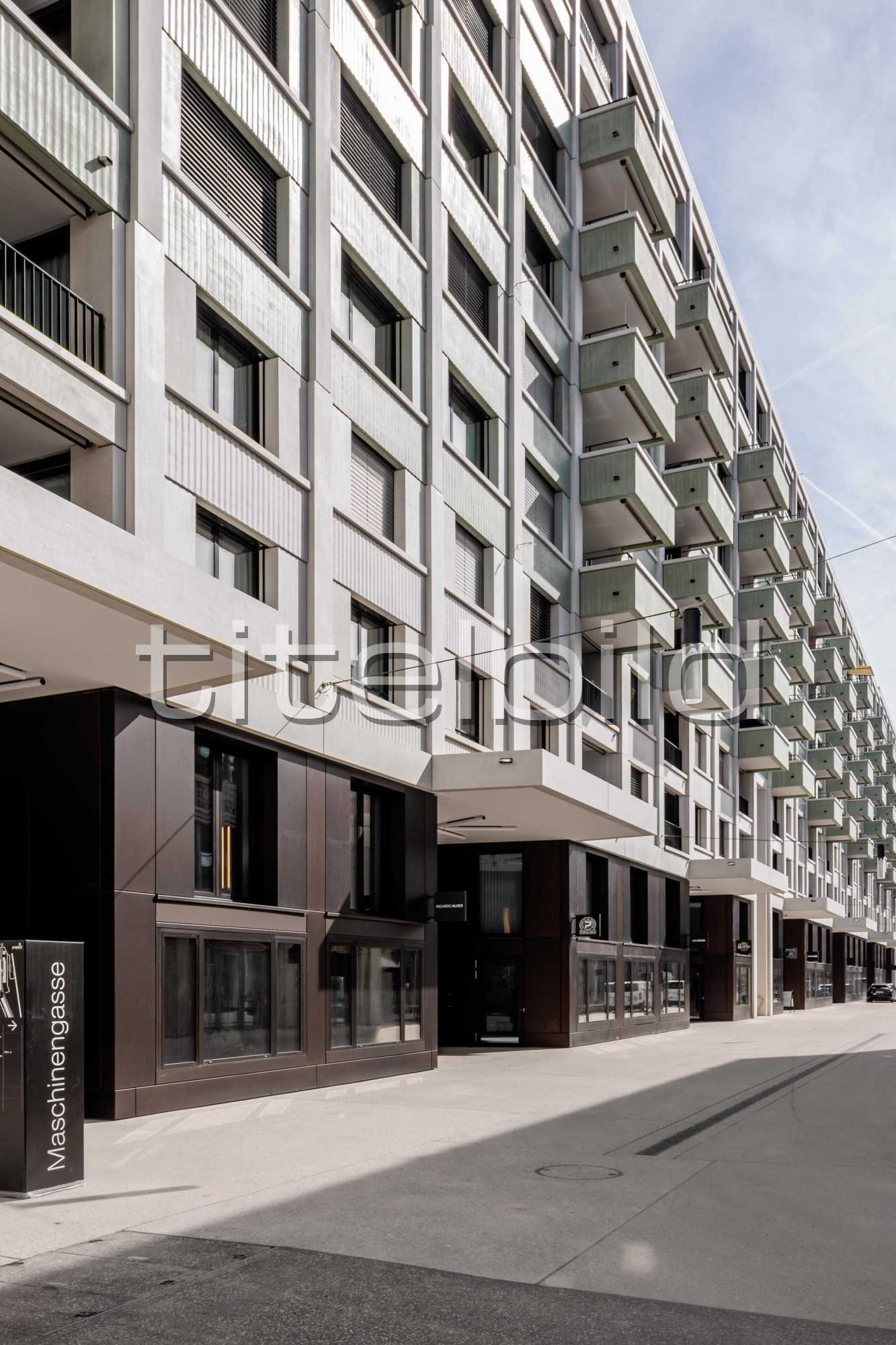 Projektbild-Nr. 7: Wohn- und Geschäftsüberbauung Papieri-Areal - Baubereich A