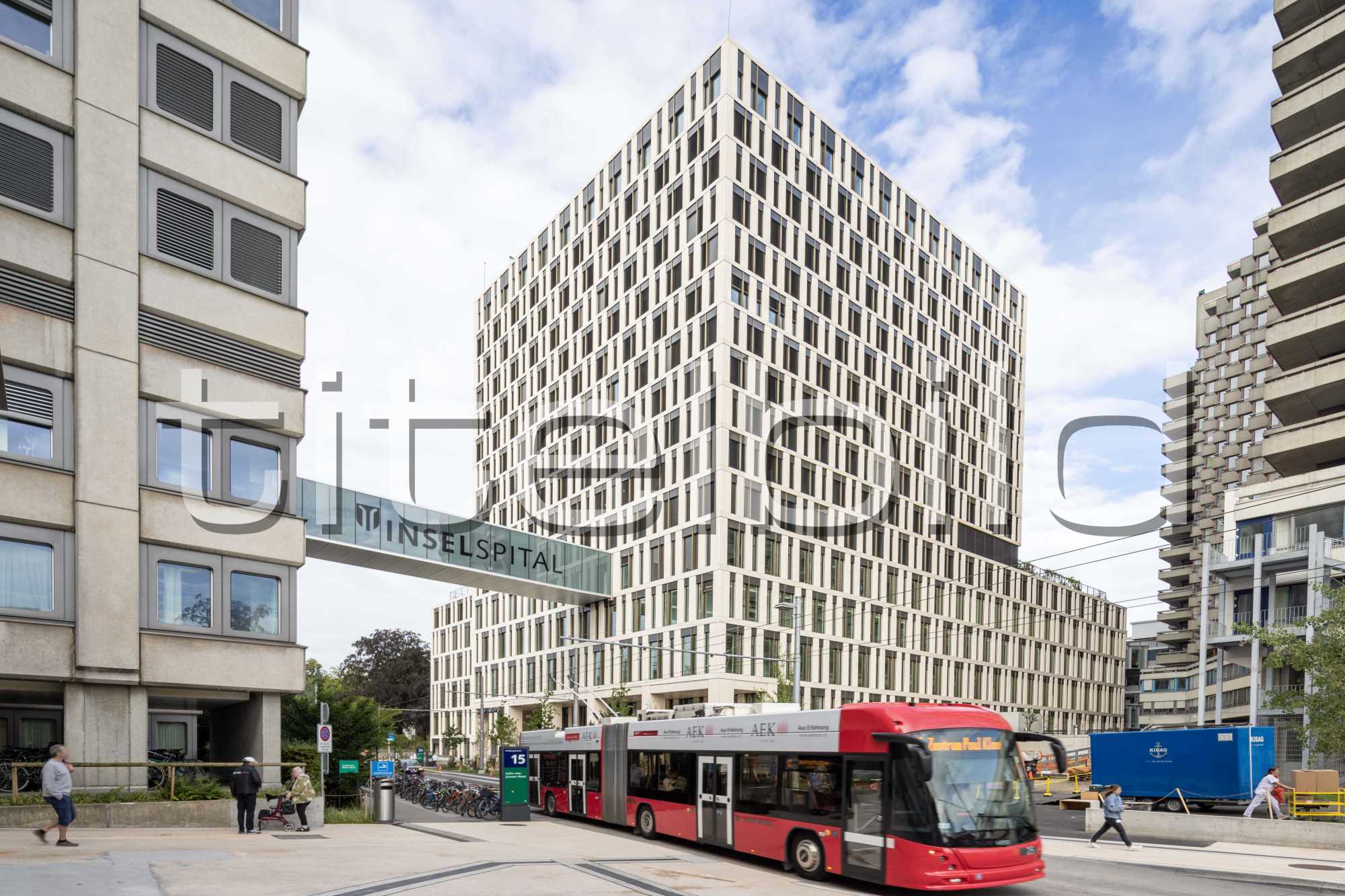 Projektbild-Nr. 1: Inselspital Bern, Neubau Spitalgebäude Baubereich 12