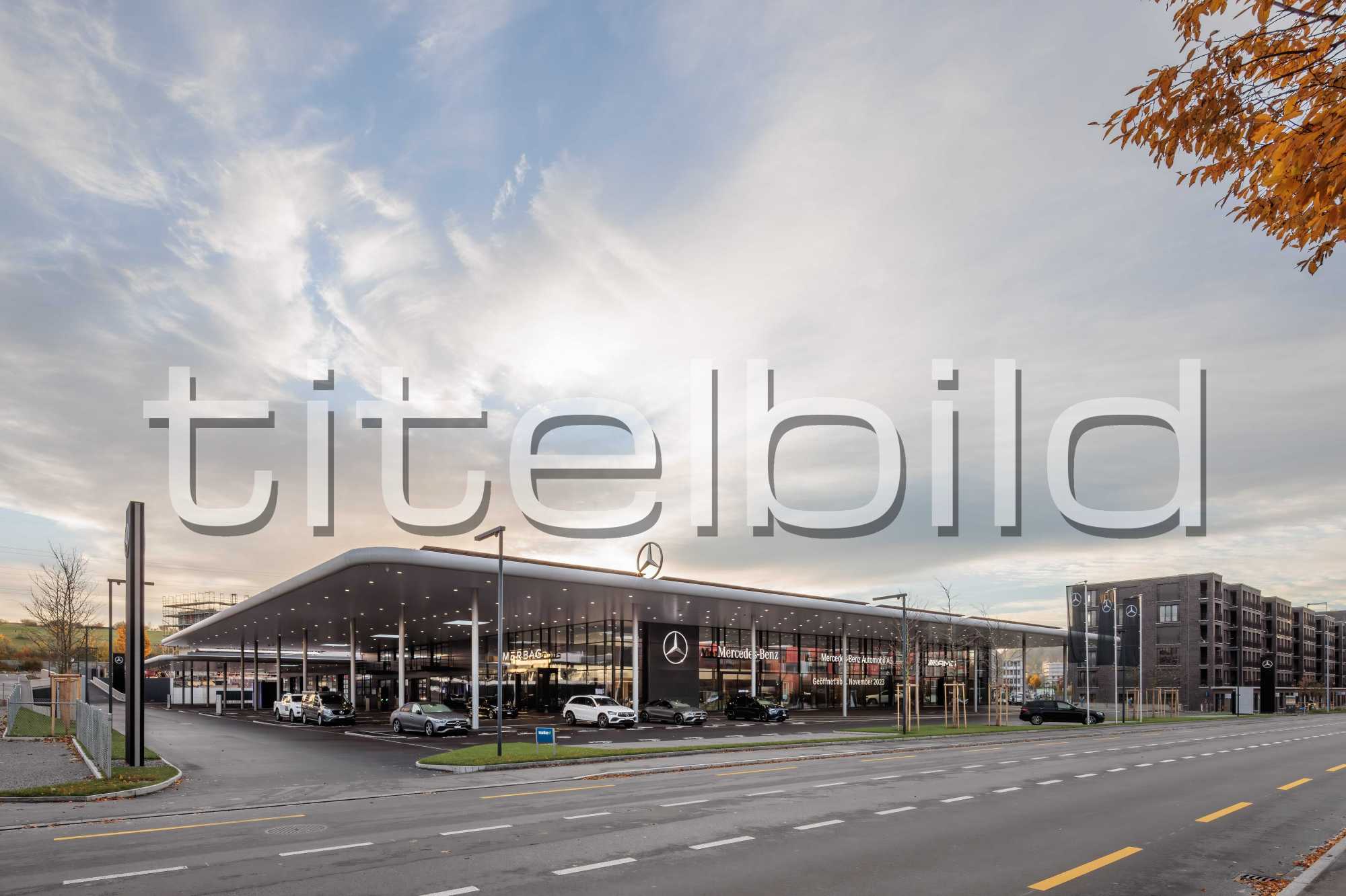 Projektbild-Nr. 1: Neubau Personenwagenzentrum Mercedes-Benz AG Merbag