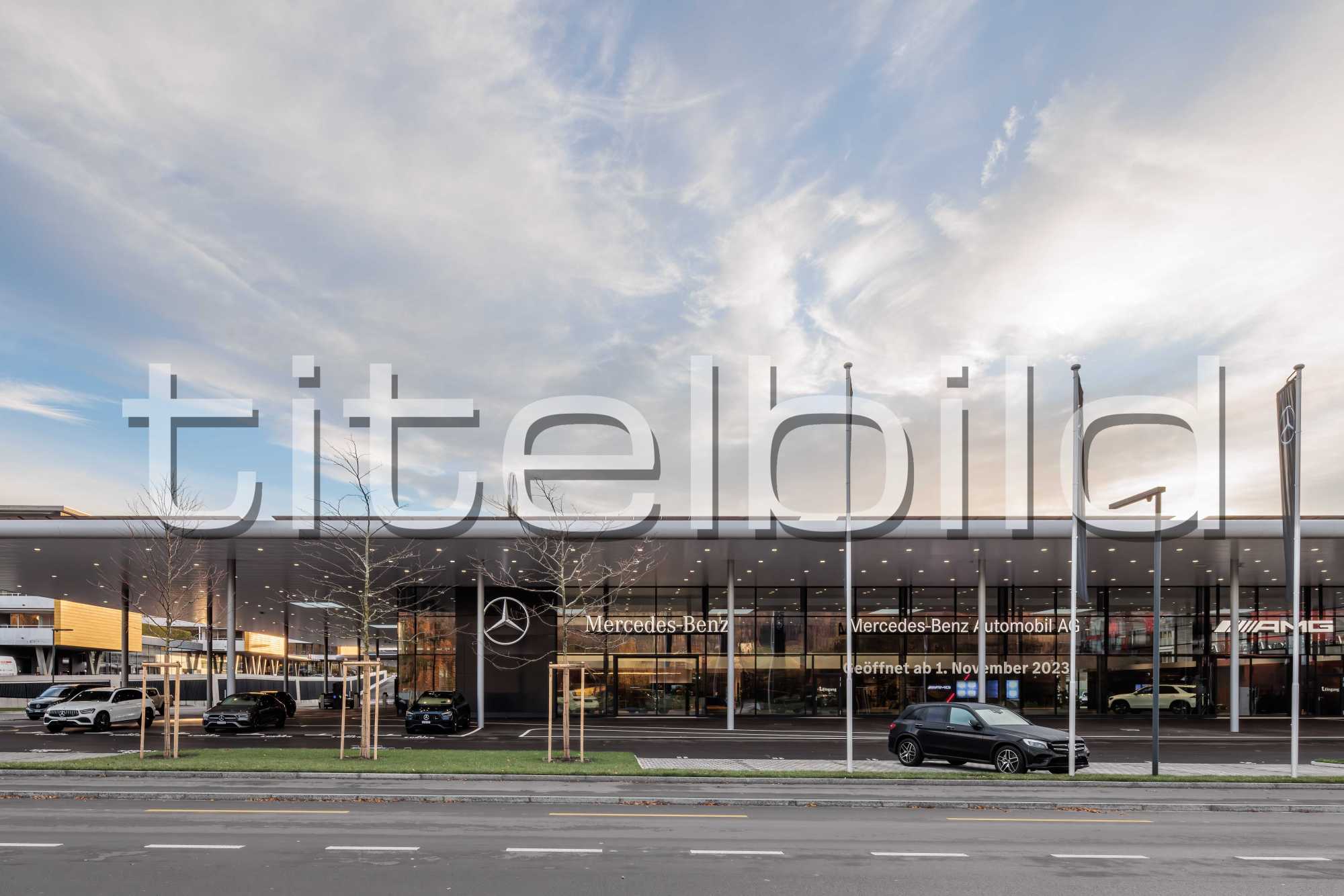 Projektbild-Nr. 2: Neubau Personenwagenzentrum Mercedes-Benz AG Merbag