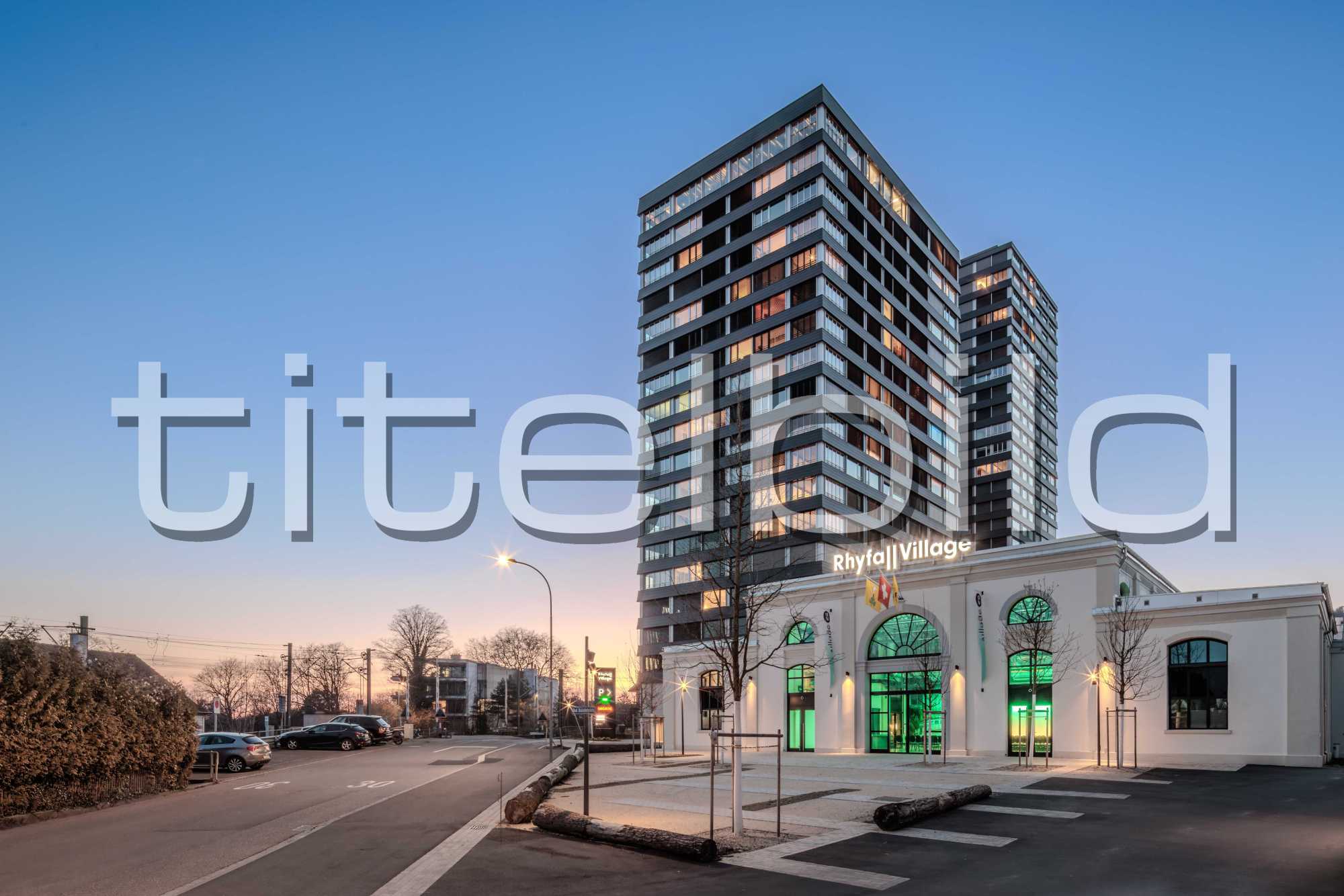 Projektbild-Nr. 10: RhyfallTower und RhyGarten