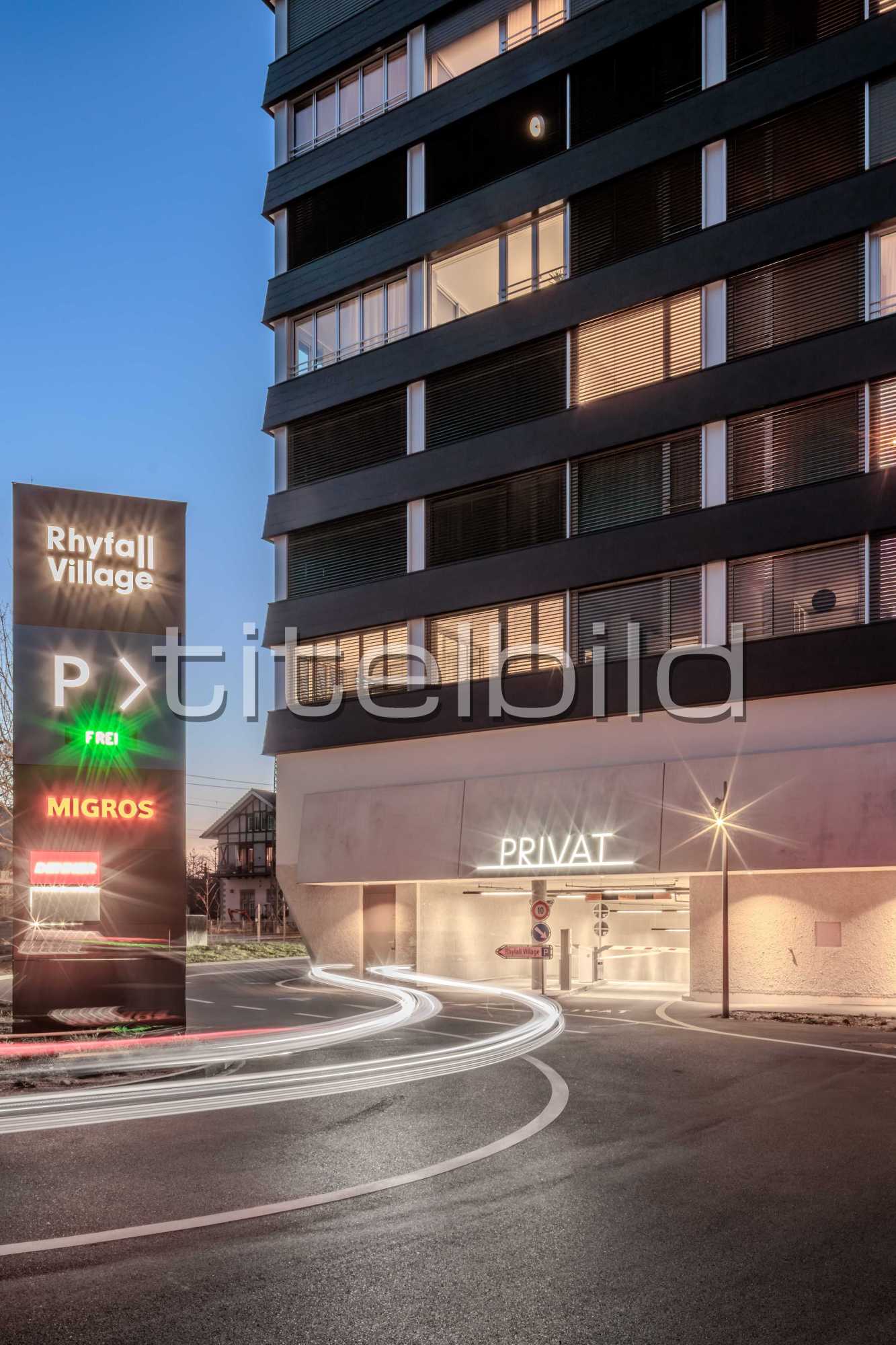 Projektbild-Nr. 13: RhyfallTower und RhyGarten