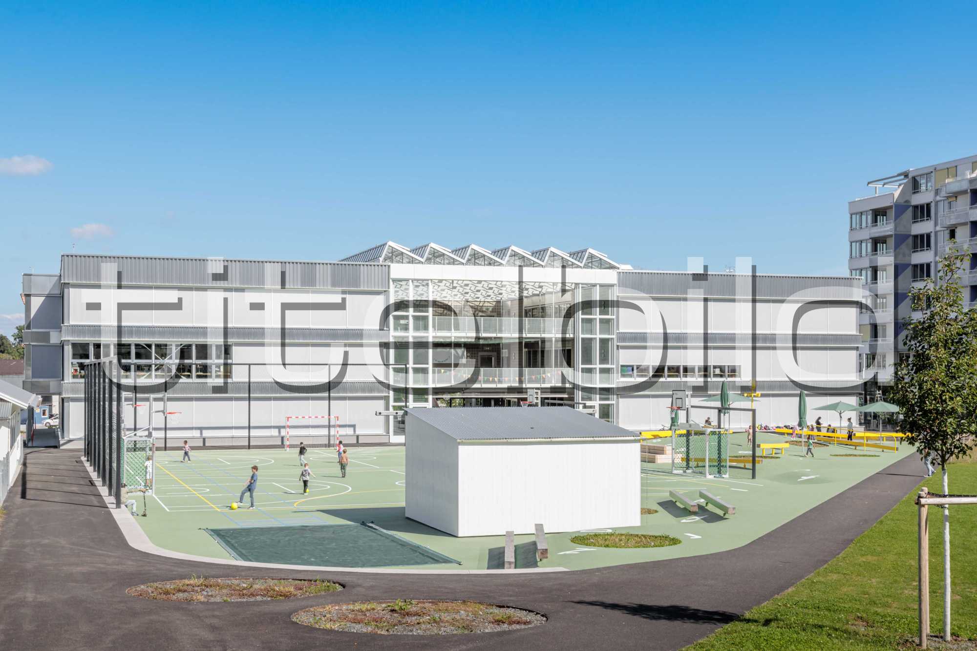 Projektbild-Nr. 2: Neubau Schulanlage Guggach