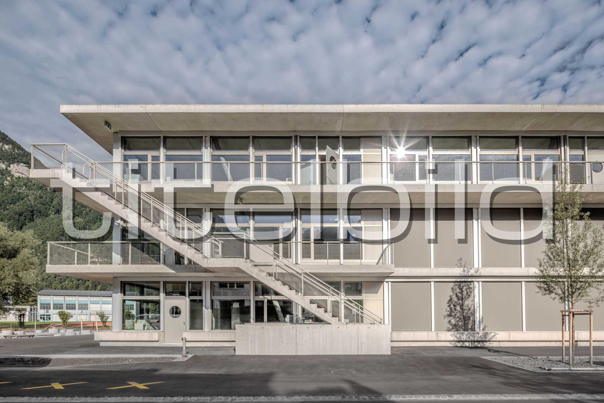 Projektbild-Nr. 1: Neubau Schulhaus Obererlen