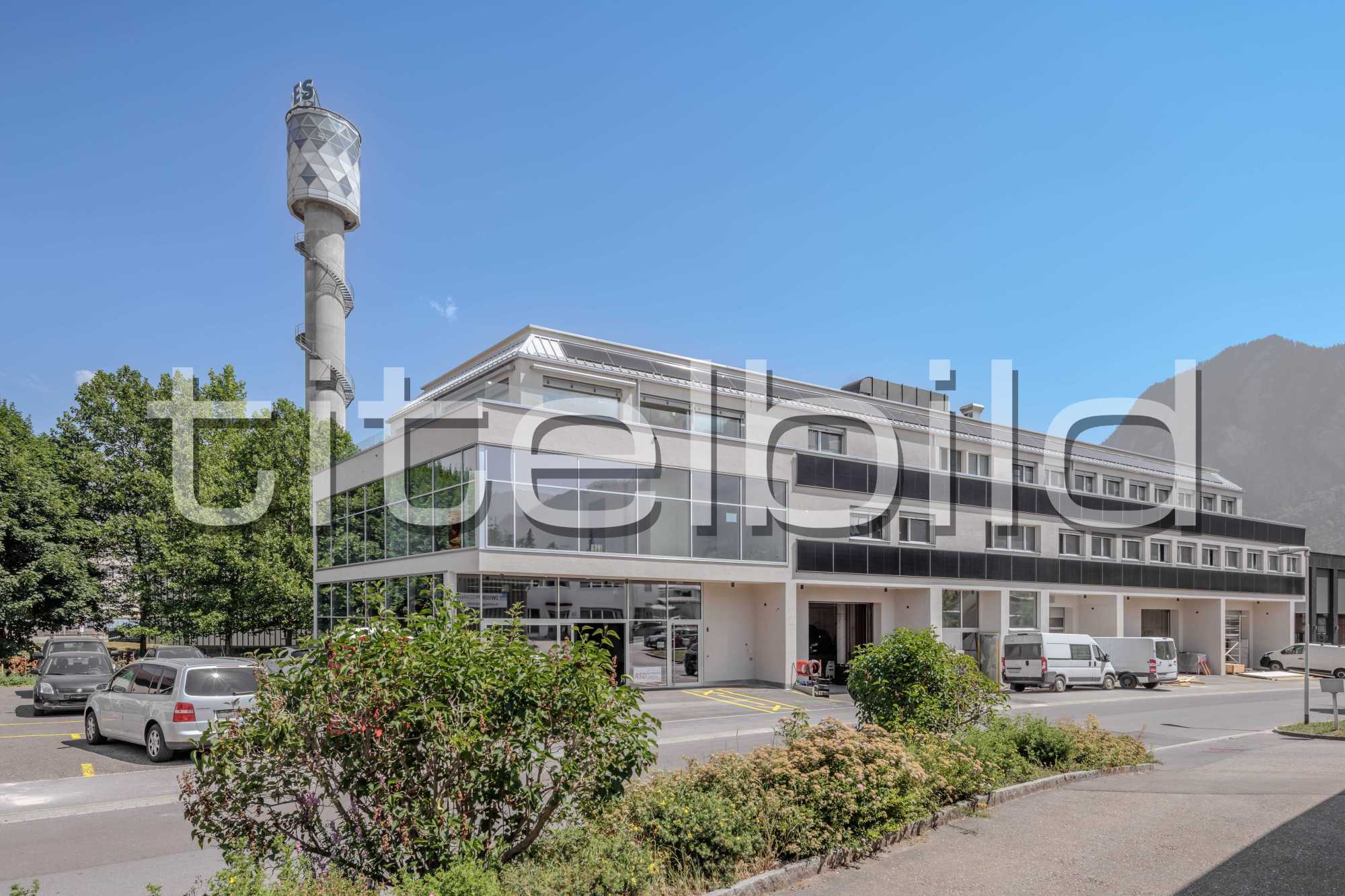 Projektbild-Nr. 1: Neubau Gewerbehalle IGIS