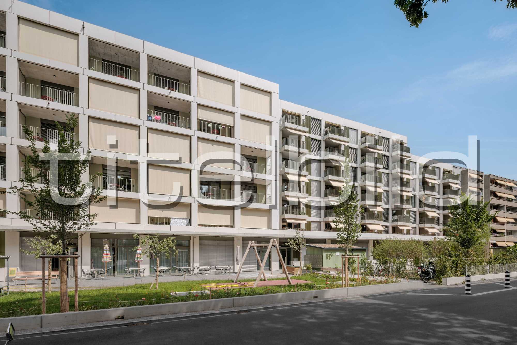 Projektbild-Nr. 1: Ersatzneubau Pflegezentrum Domicil Wyler
